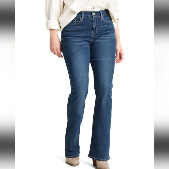 Levi's Levi Strauss signature jeans mid-rise boot cut misses 16 long new NWT - Picture 1 of 7